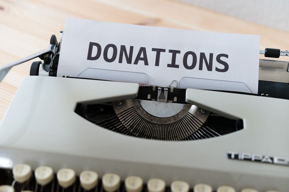 Don't just through away, donate items you no longer need.